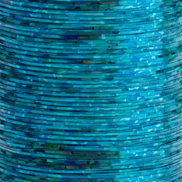 SULKY HOLOSHIMMER, 225m Snap Spulen - Farbe 6017 Peacock Blue