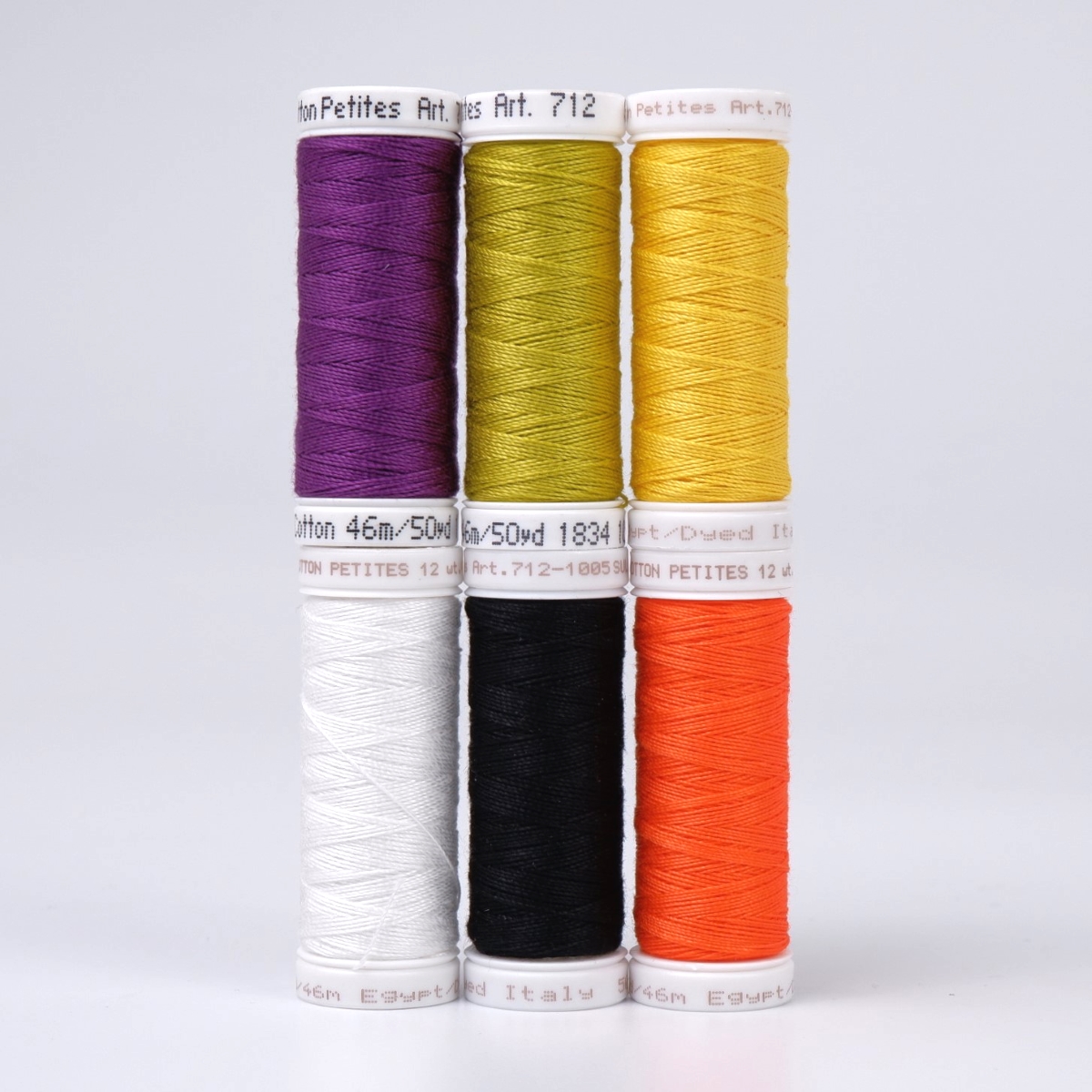 SULKY COTTON Petites 12 - HALLOWEEN (6x
46m Snap Spools)