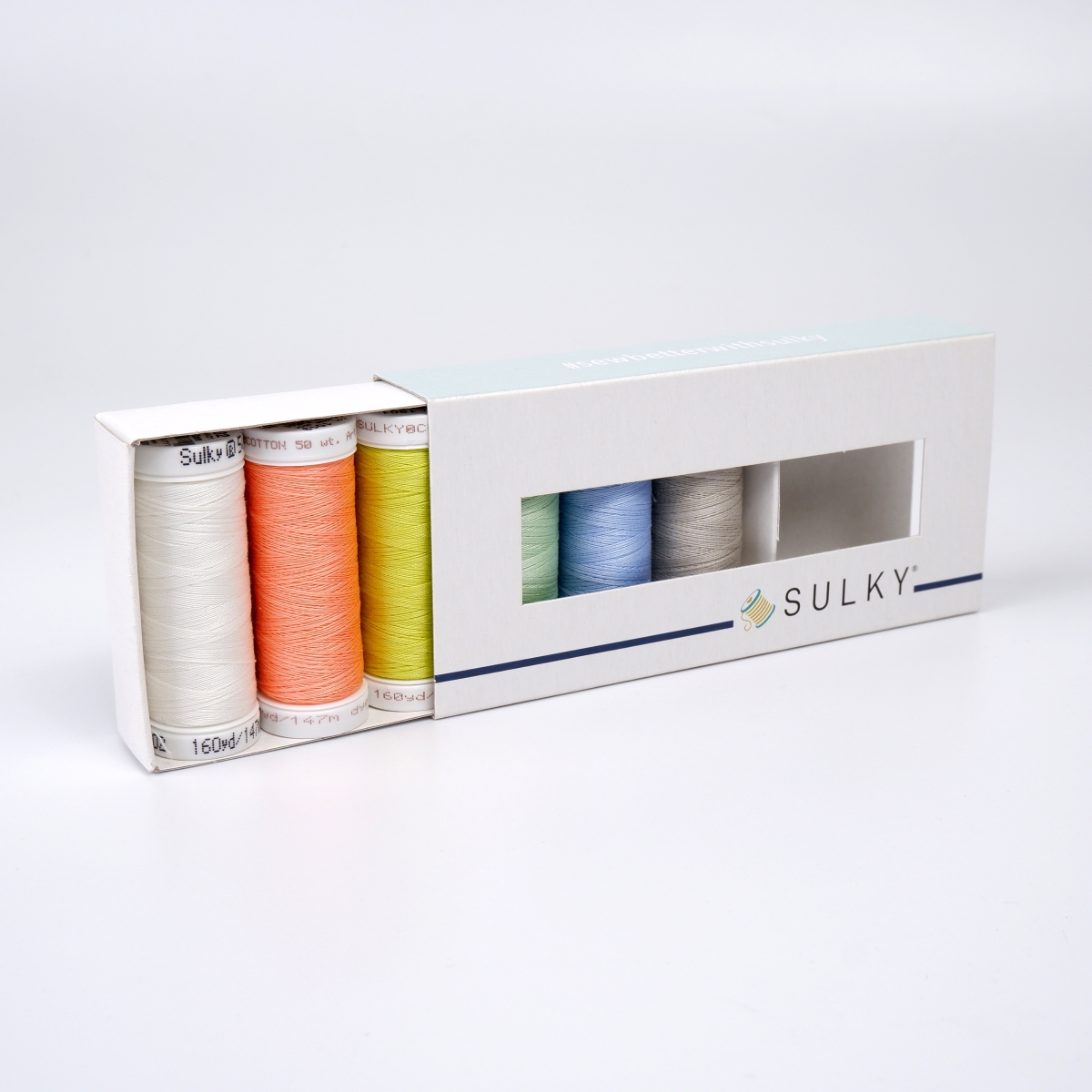 SULKY COTTON 50 - PASTEL SUMMER (6x
147m Snap Spulen)