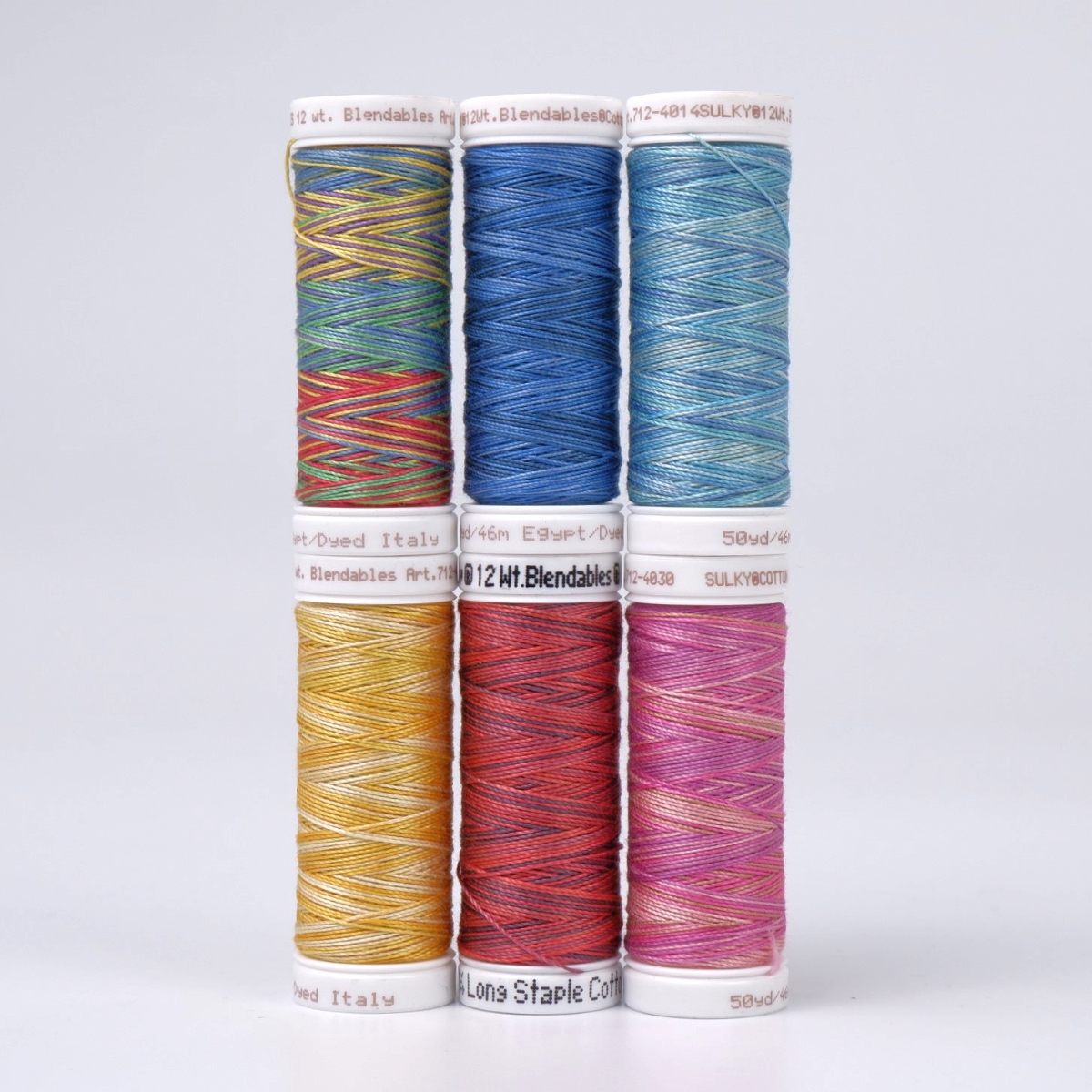 SULKY COTTON Petites 12 - BESTSELLER
MULTICOLOR (6x 46m Snap Spools)