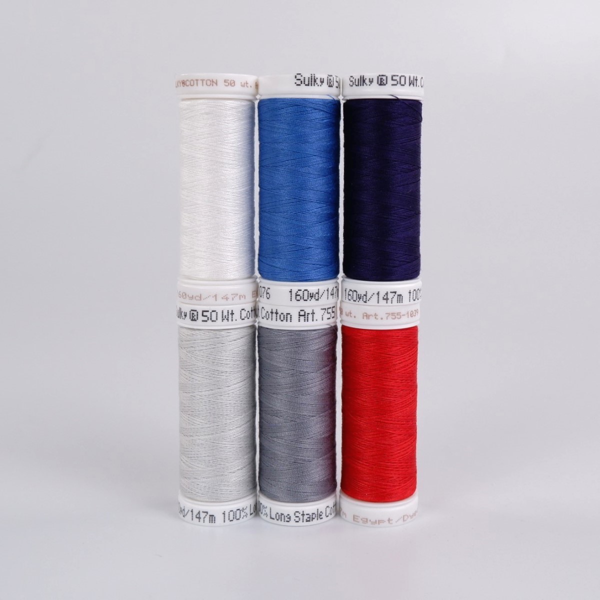 SULKY COTTON 50 - INDEPENDENCE DAY (6x
147m Snap Spools)