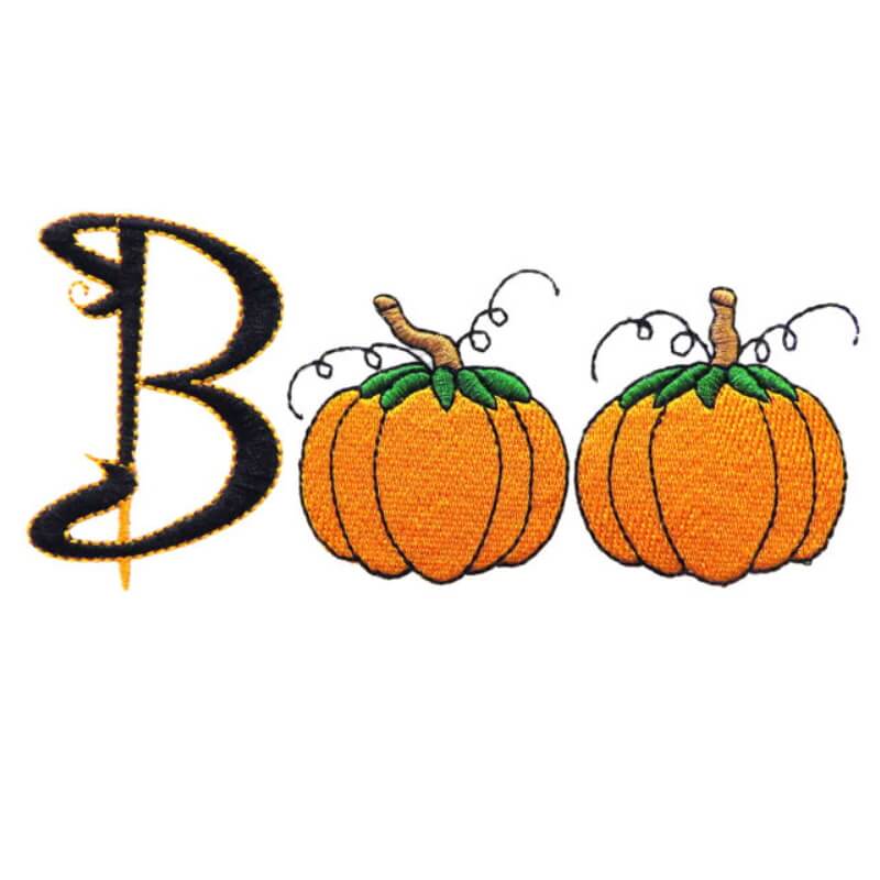 Stickdesign Halloween: Boo Pumpkins (Download)