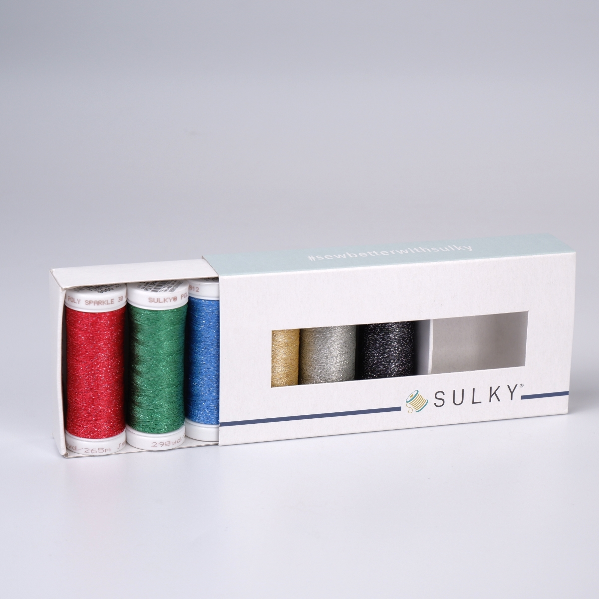 SULKY POLY SPARKLE 30 - X-MAS (6x 265m
Snap Spools)
