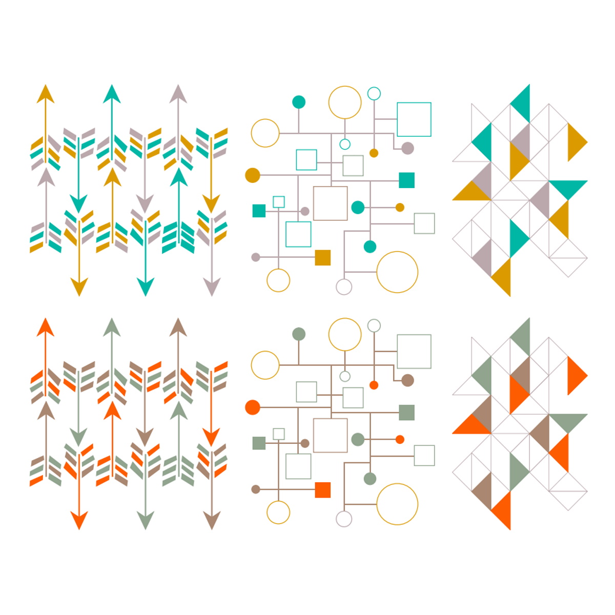 Handstickdesign Mod Geo Collection (Download)