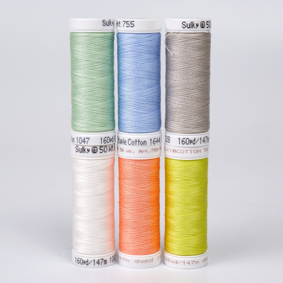 SULKY COTTON 50 - PASTEL SUMMER (6x
147m Snap Spulen)
