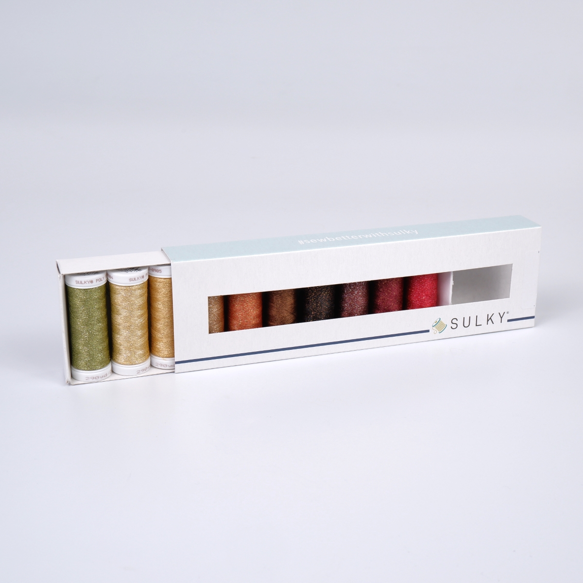 SULKY POLY SPARKLE 30 - Glittering Autumn
(10x 265m Snap Spools)