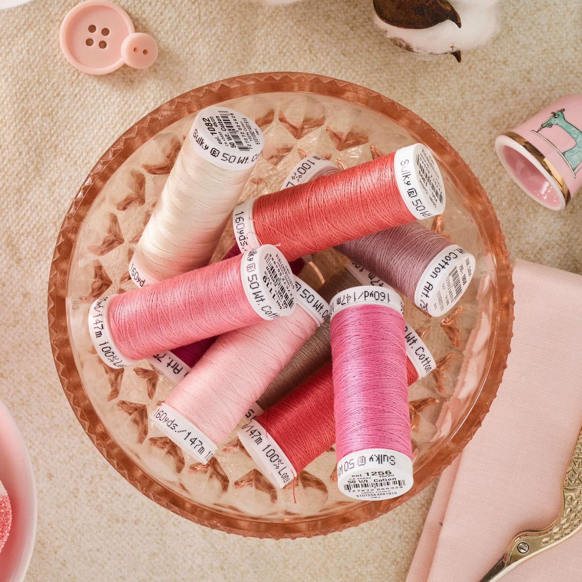 SULKY COTTON 50 - 100% Baumwolle SULKY COTTON 50 - 100% Baumwolle