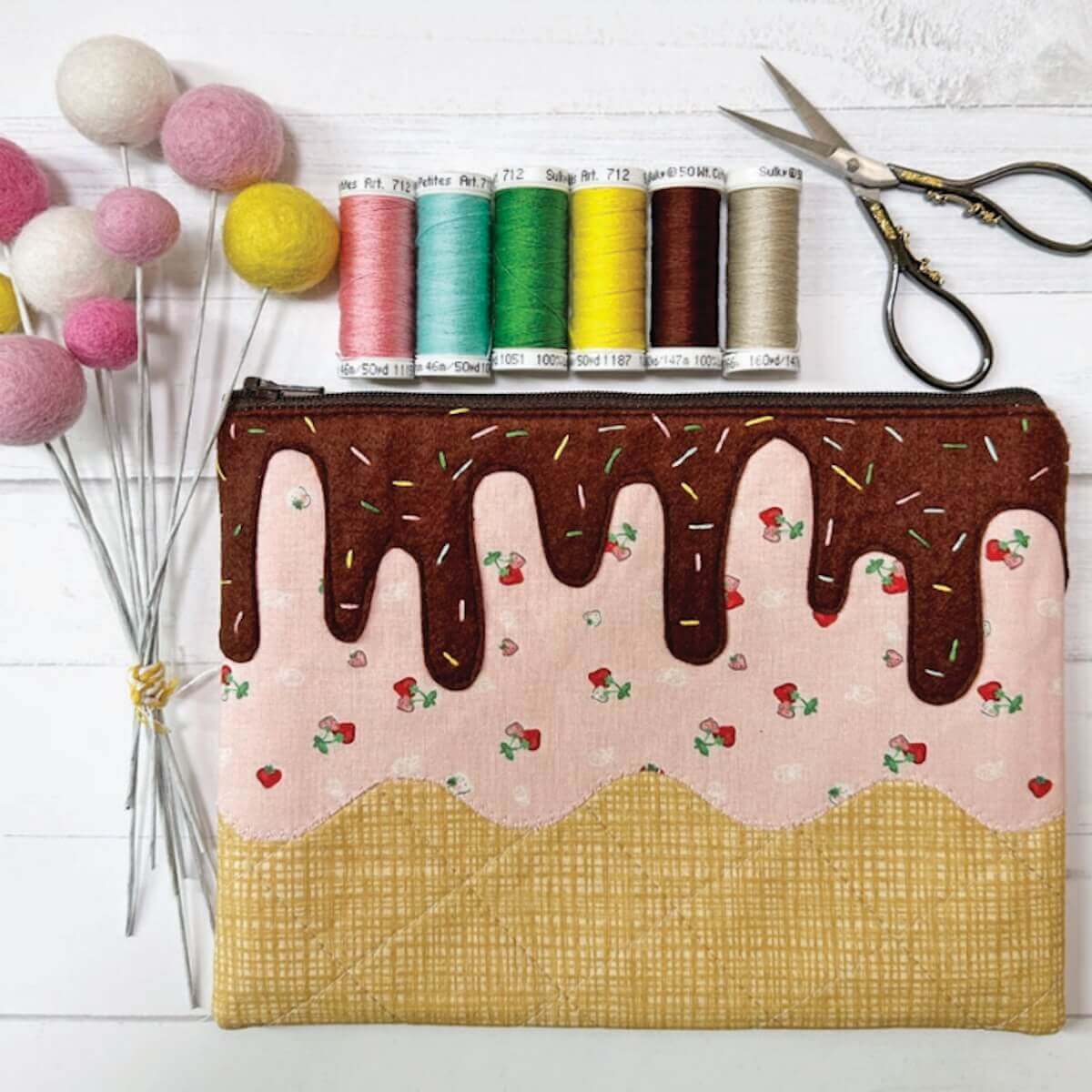 Ice Cream Reißverschlusstasche