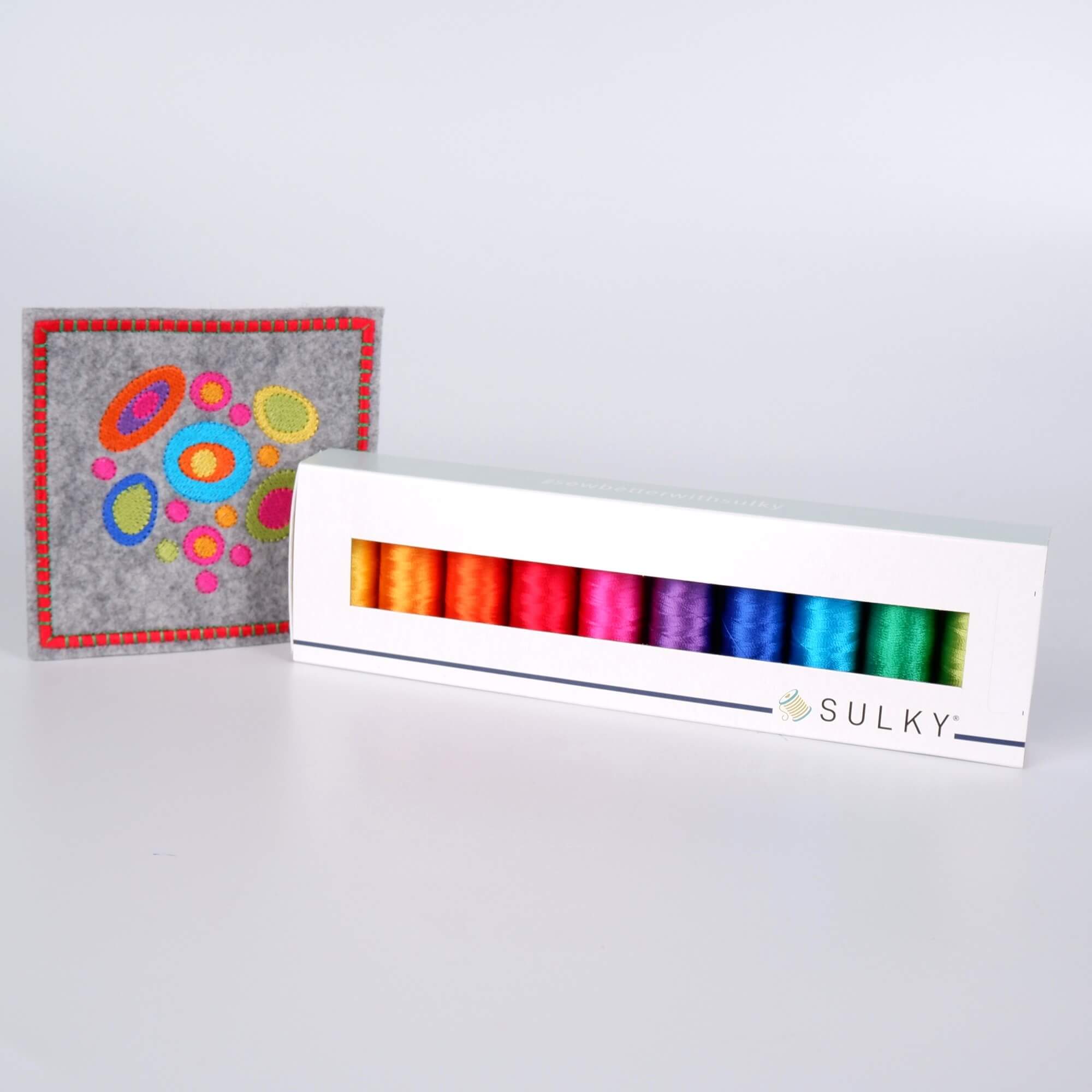Stickdesign MugRug Dots ITH (Download)
