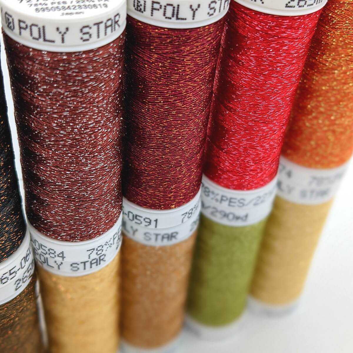 SULKY POLY SPARKLE 30 - Glittering Autumn
(10x 265m Snap Spools)