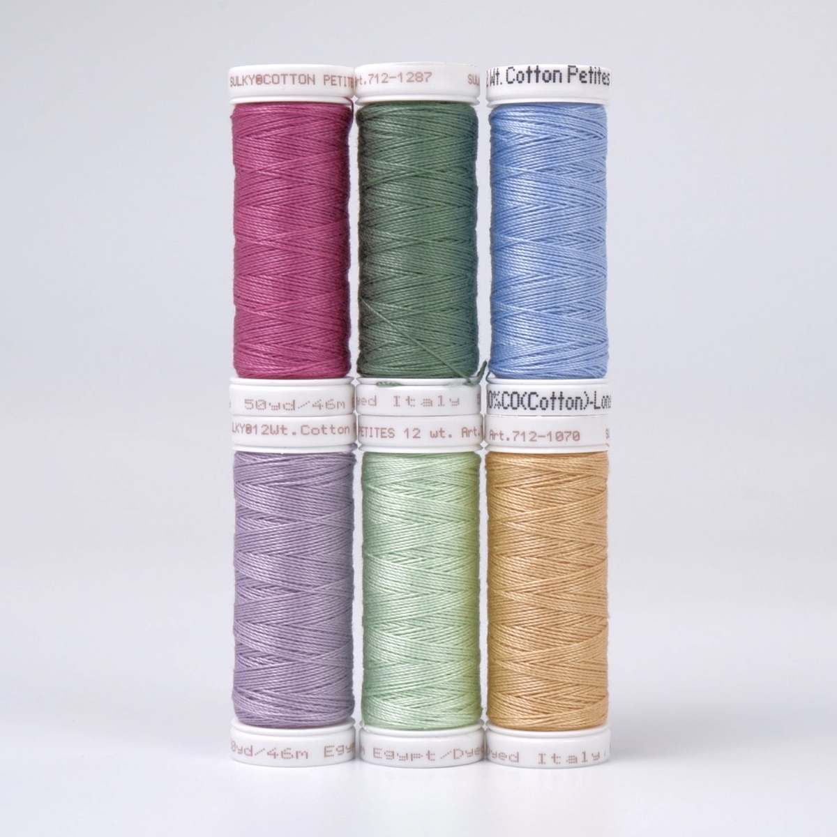 SULKY COTTON Petites 12 - ROSEWOOD (6x
46m Snap Spools)