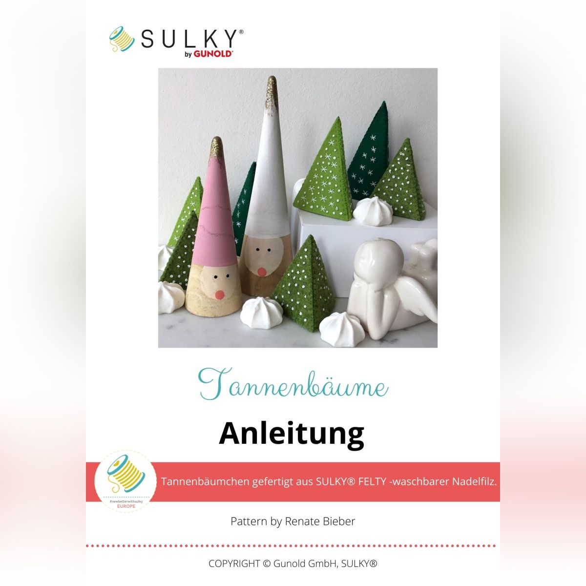 Tannenbäume aus Filz