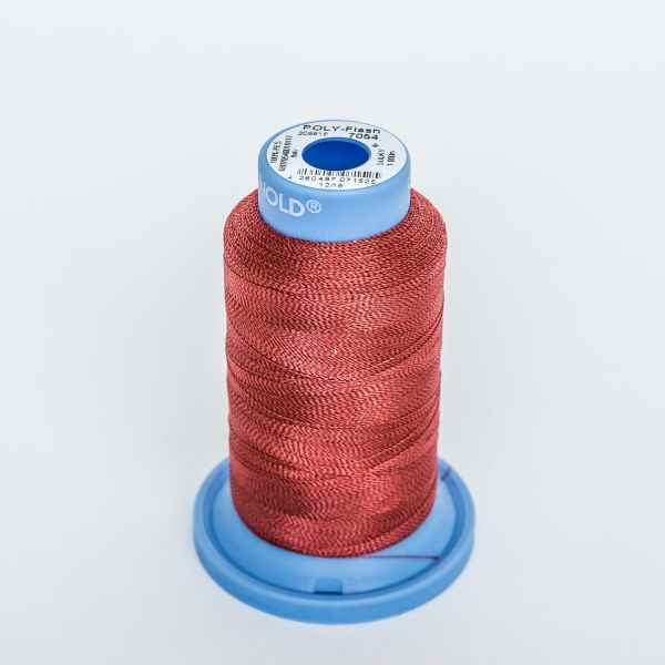 SULKY POLY FLASH 40, 1000m/1094yds Maxi Spools - Colour 7054 Red