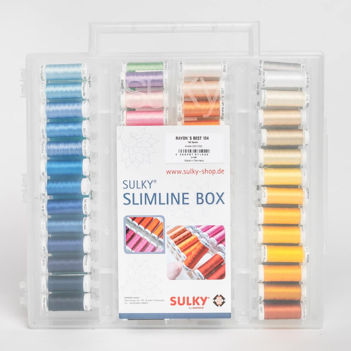 SULKY ORIGINAL SLIMLINE BOX, - RAYON´s BEST 104