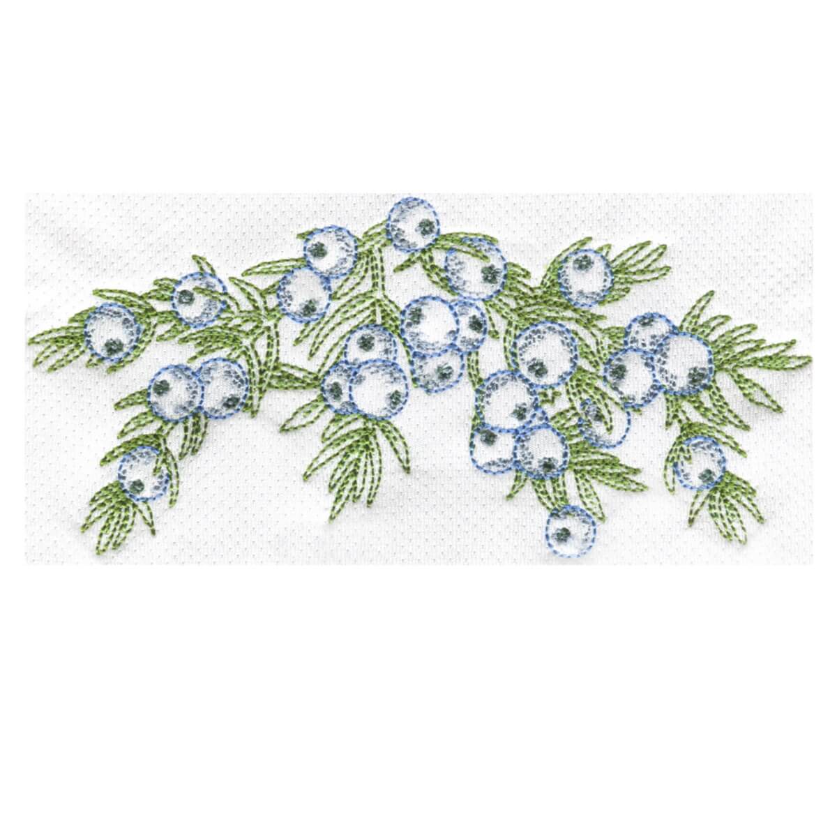 Stickdesign Floral Foraging: Juniper (Download)