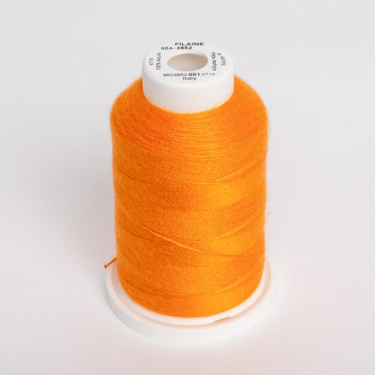 SULKY FILAINE 12, 400m/435yds Maxi Spools - Colour 3852 True Orange