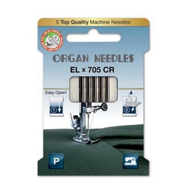 ORGAN EL x  705 Chromium - Cover Stitch Needle