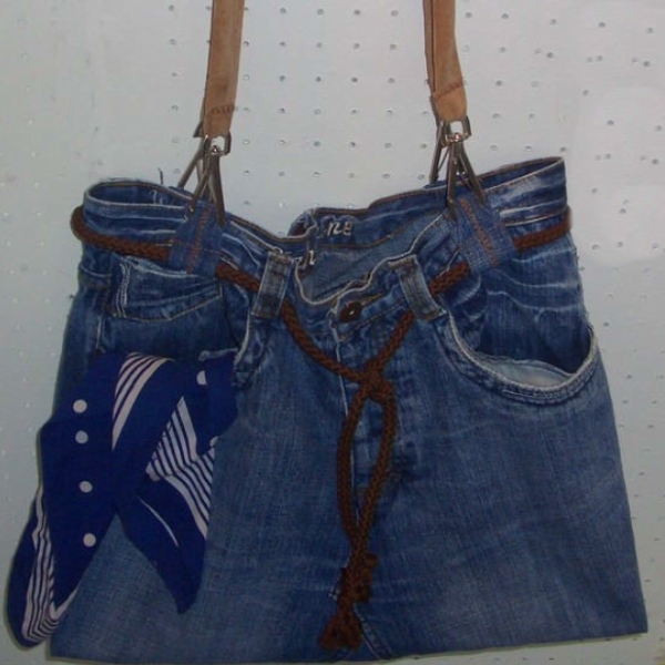 Jeanshosen-Tasche