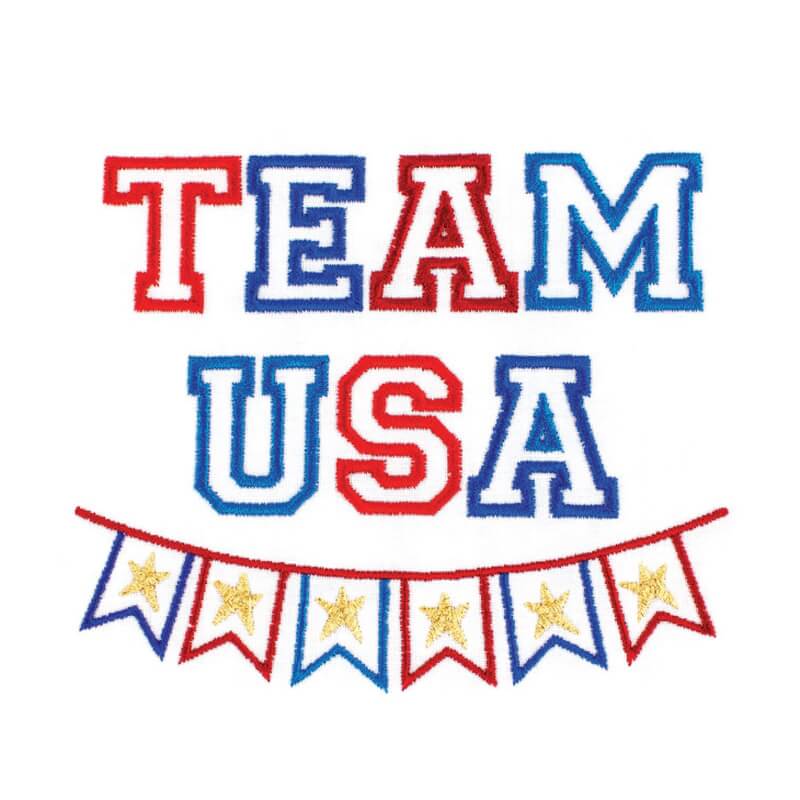 Stickdesign Uncle Sam: Team USA (Download)
