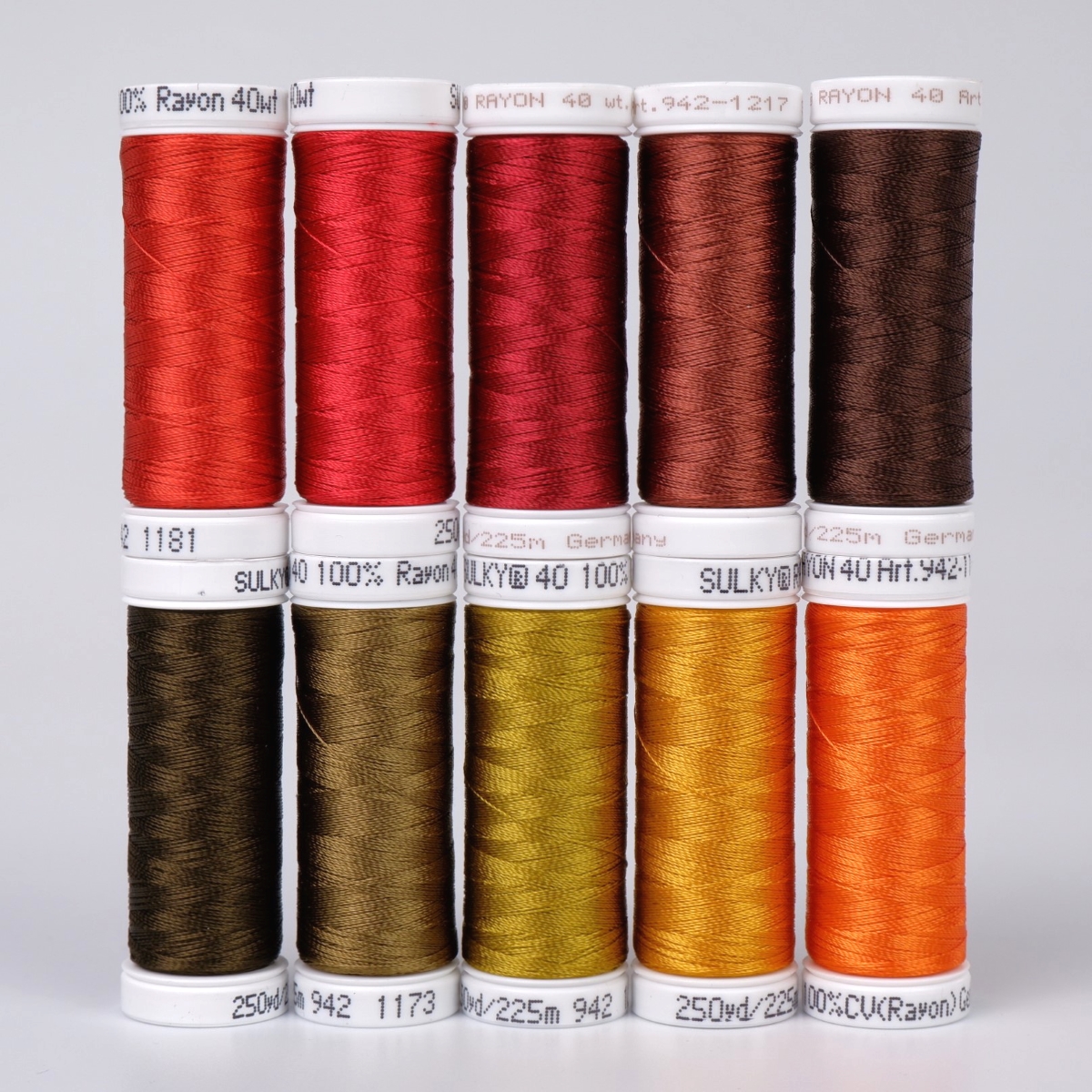 SULKY RAYON 40 - INDIAN SUMMER (10x
225m Snap Spulen)