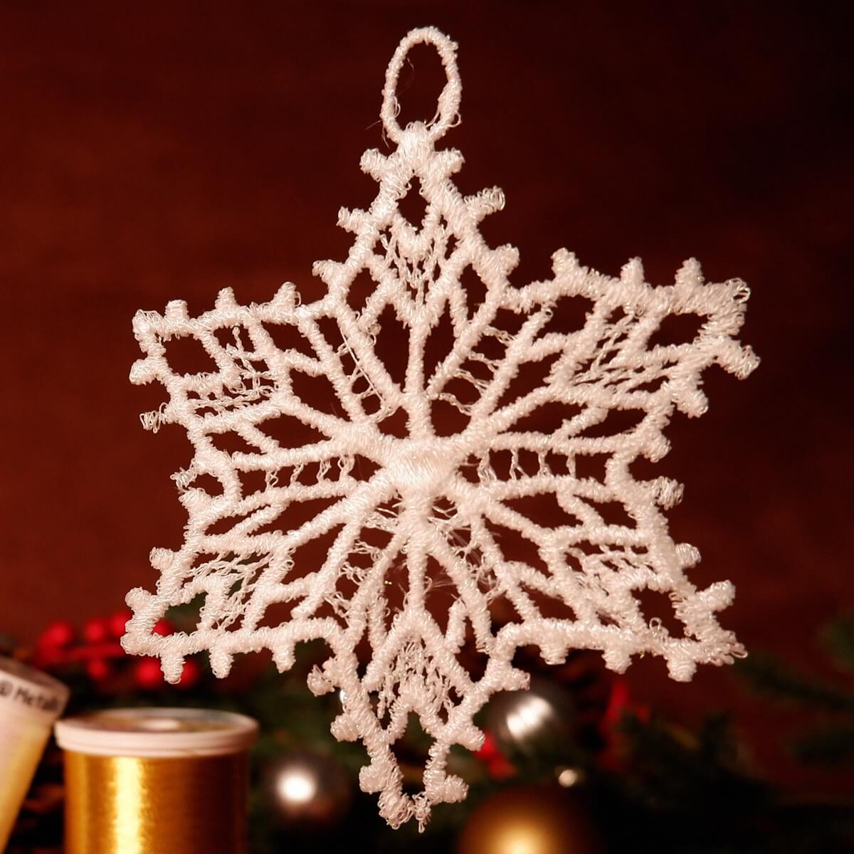 Stickdesign Weihnachtsstern