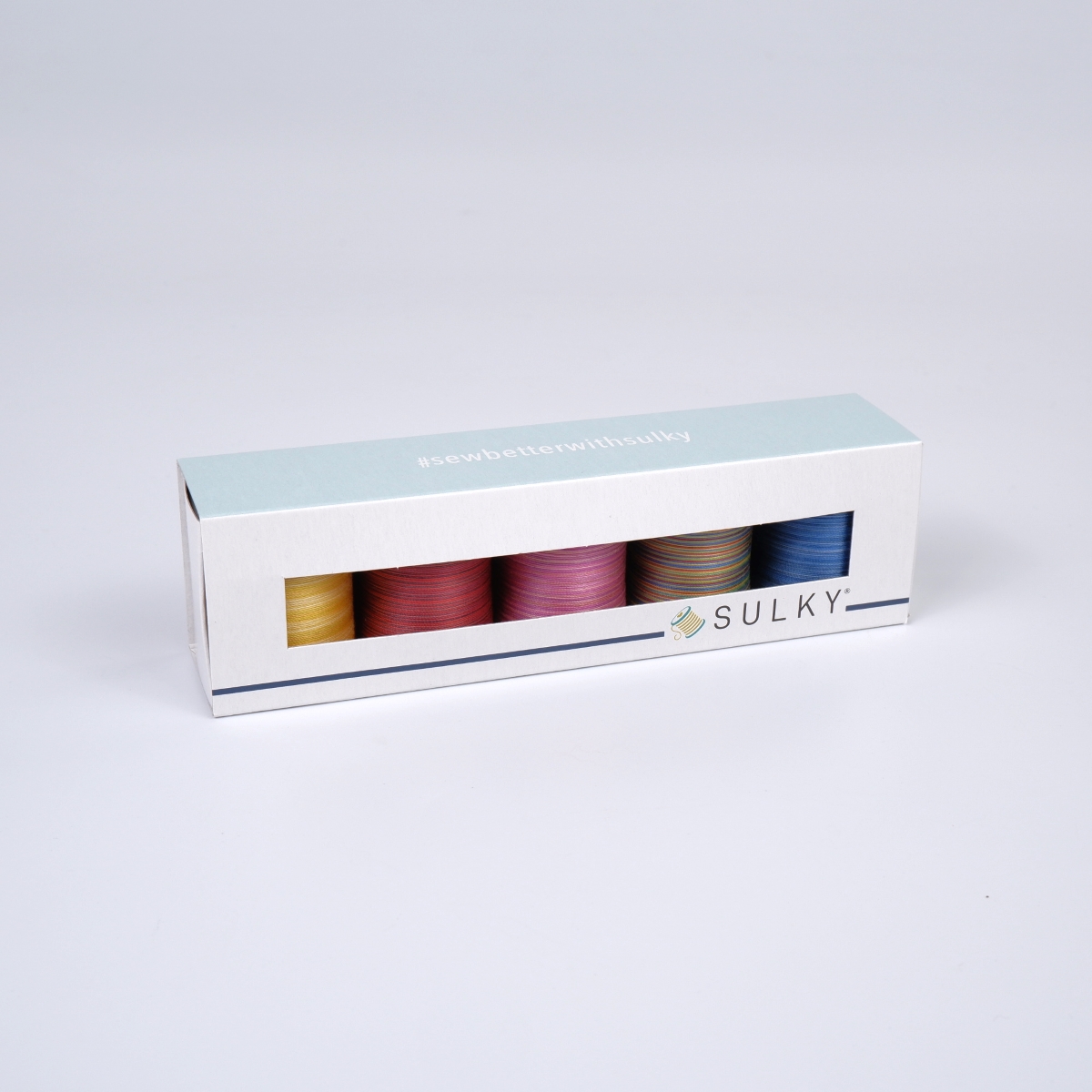 SULKY COTTON 30 - BESTSELLER
MULTICOLOR (5x 450m King Spools) SULKY COTTON 30 - BESTSELLER
MULTICOLOR (5x 450m King Spools)