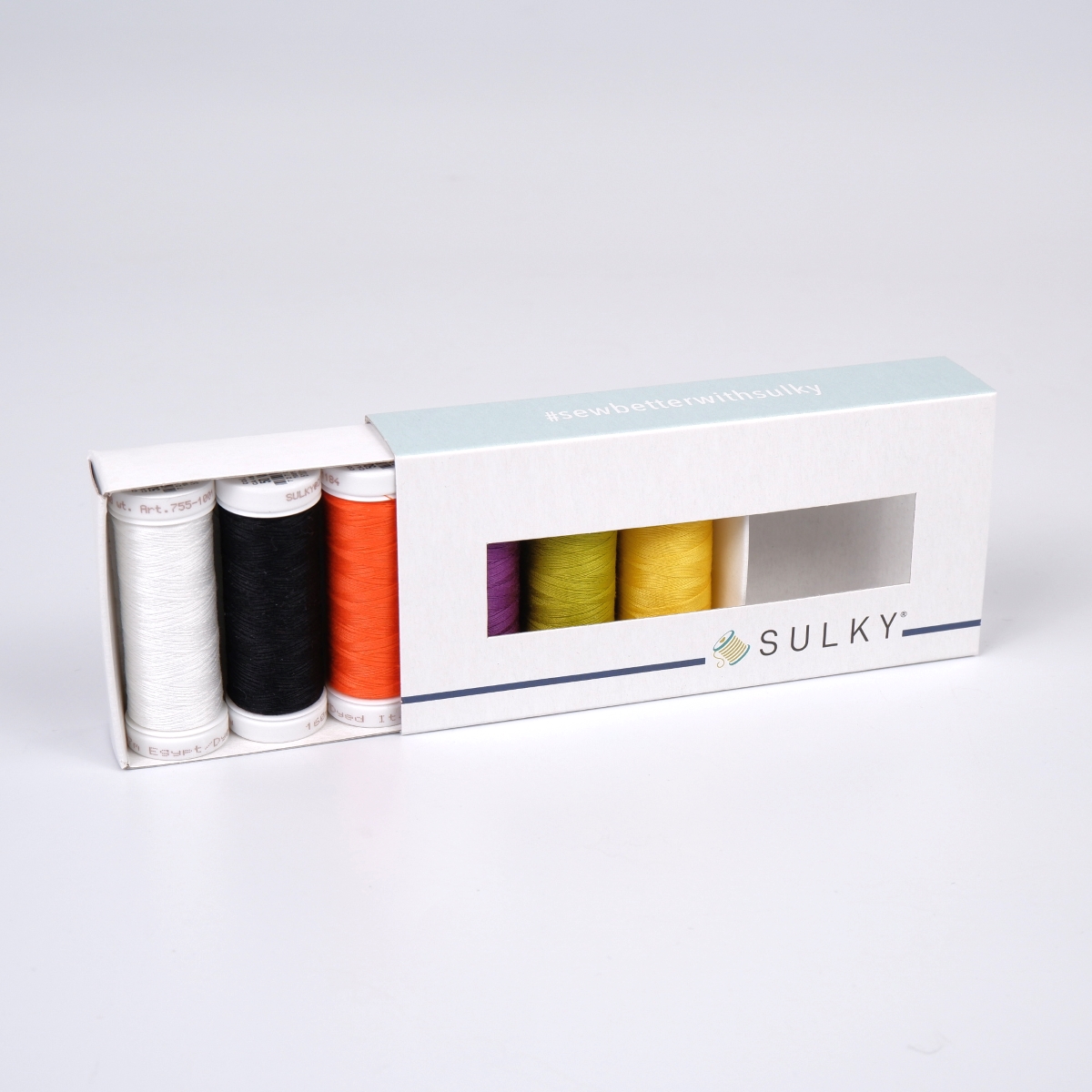 SULKY COTTON 50 - HALLOWEEN (6x 147m
Snap Spools) SULKY COTTON 50 - HALLOWEEN (6x 147m
Snap Spools)