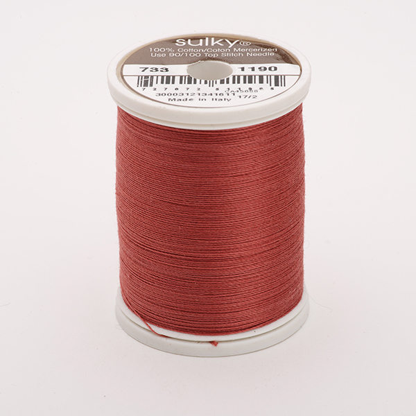 SULKY COTTON 30, 450m/500yds King Spools -  Colour 1190 Med. Burgundy