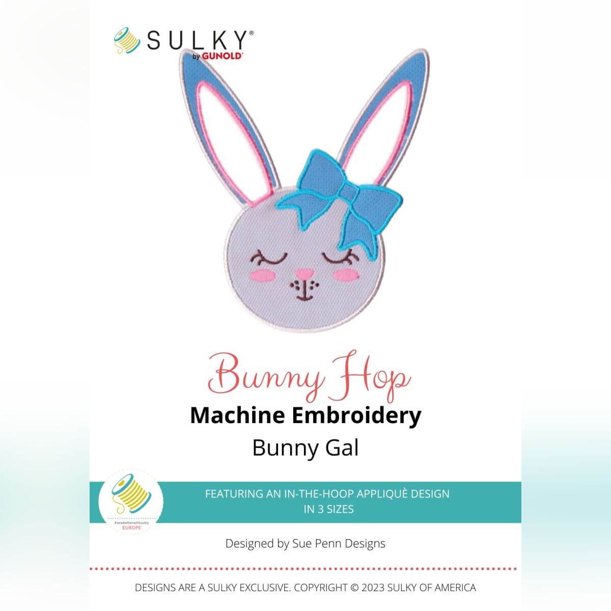 Stickdesign Bunny Hop: Bunny Gal (Download) 