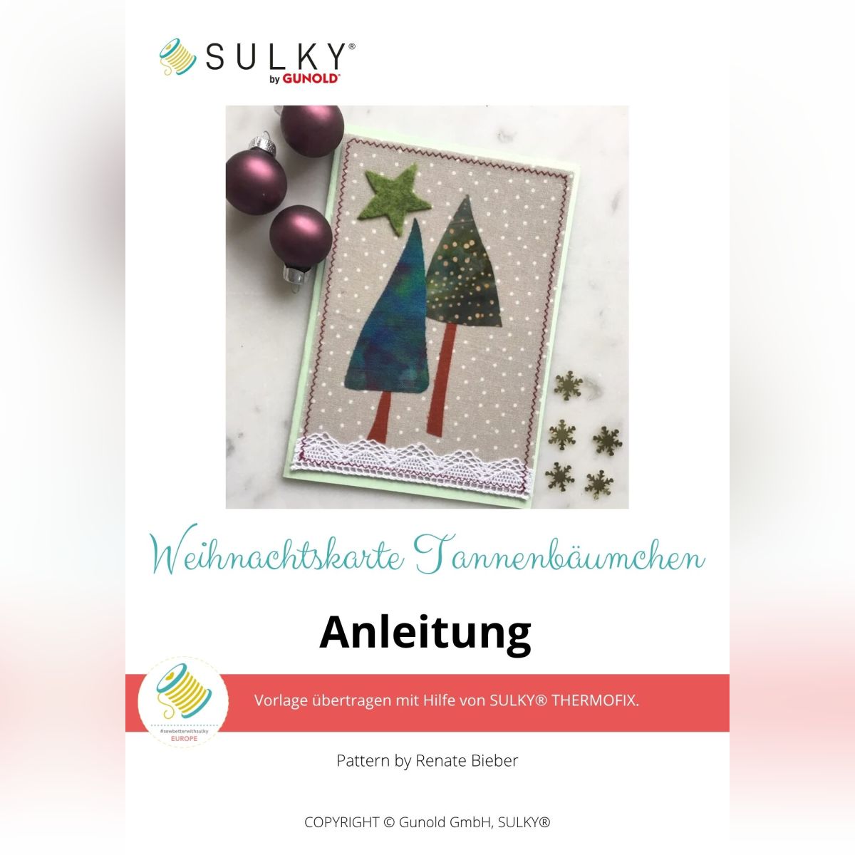 Weihnachtskarte Tannenbäumchen