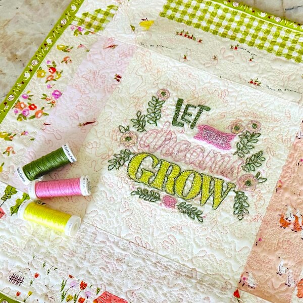 Handstickdesign Let Your Dreams Grow (Download)