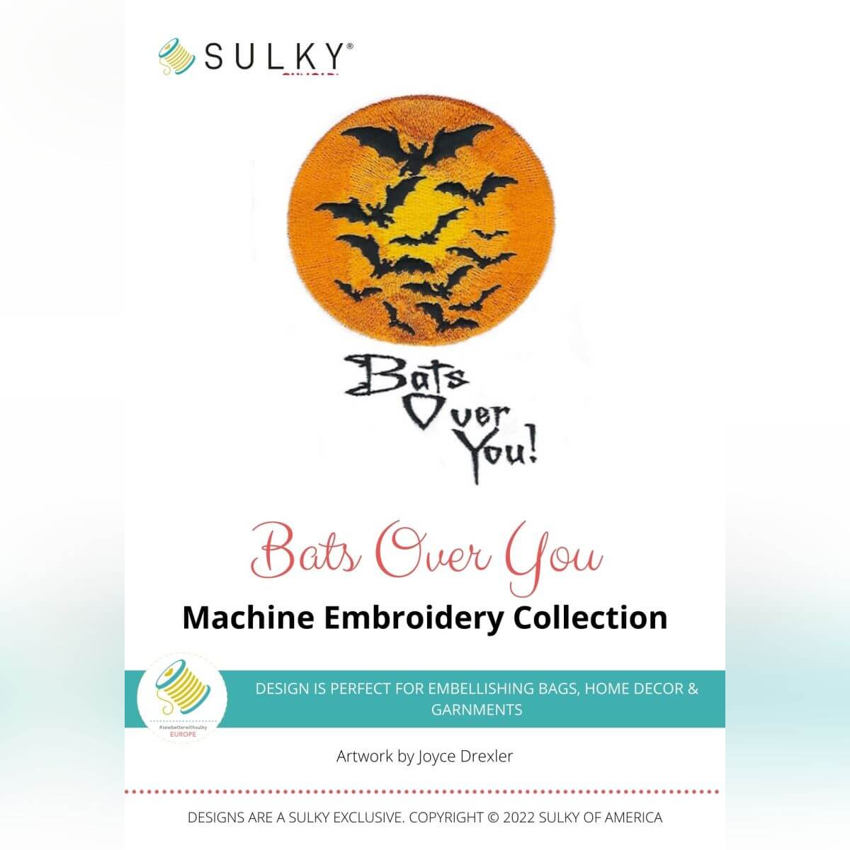 Stickdesign Bats Over You (Download)