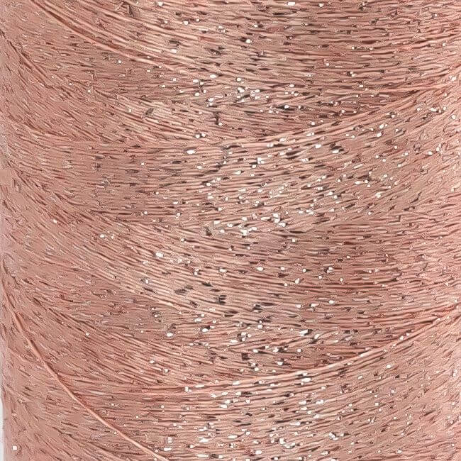 SULKY POLY SPARKLE (STAR) 30, 1000m Maxi Spulen - Farbe 0547 Coral Reed with Tone On Tone Sparkle