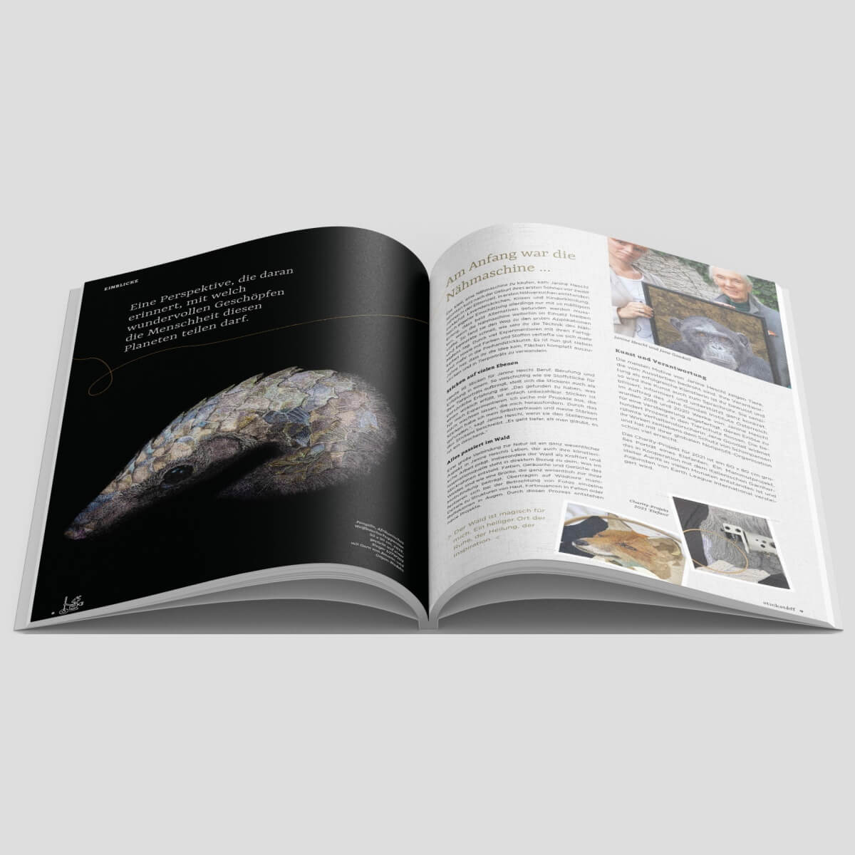 stickstoff-Magazin – Maschinensticken mit
Leidenschaft - Ausgabe 02 stickstoff-Magazin – Maschinensticken mit
Leidenschaft - Ausgabe 02