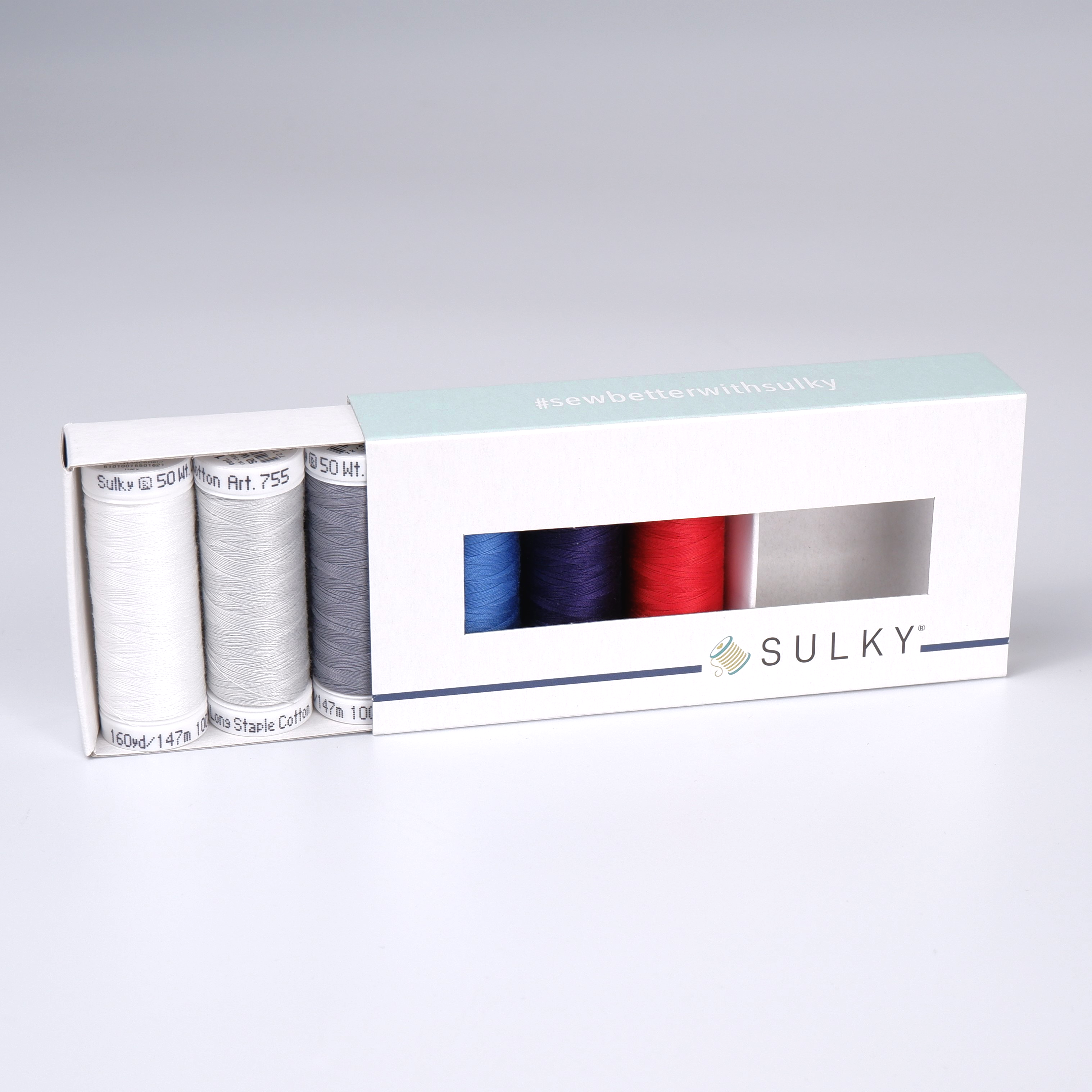 SULKY COTTON 50 - INDEPENDENCE DAY (6x
147m Snap Spools) SULKY COTTON 50 - INDEPENDENCE DAY (6x
147m Snap Spools)