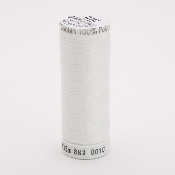SULKY BOBBIN white, 435m/475yds Snap Spools - Colour 0010 White