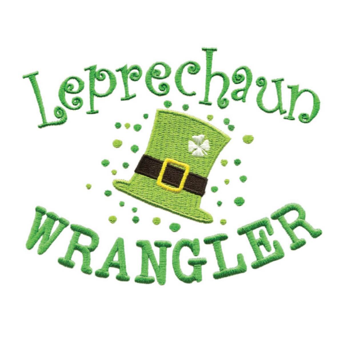 Stickdesign Feeling Lucky: Leprechaun Wrangler (Download)