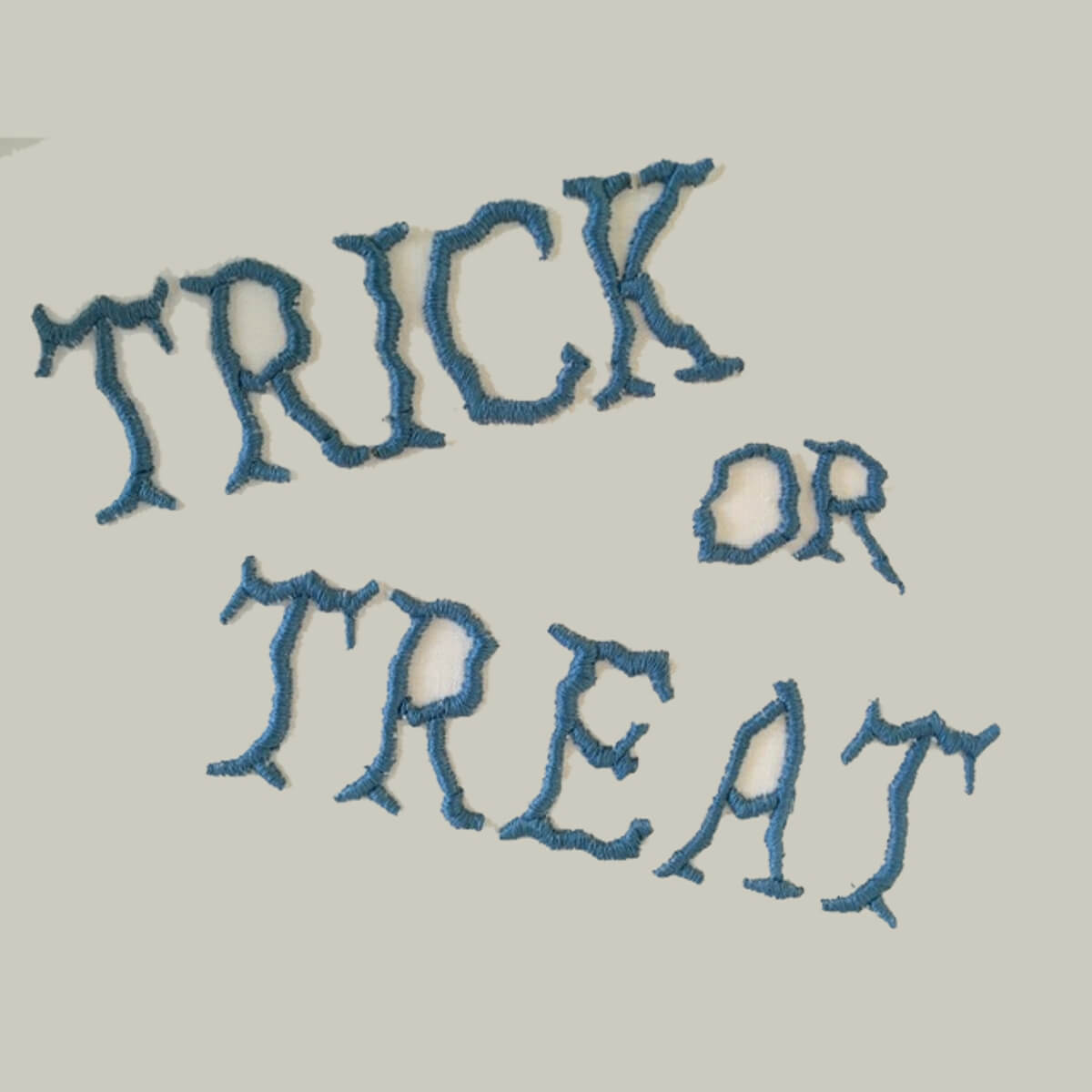 Stickdesign Trick or Treat - 3D Stickerei (Download)