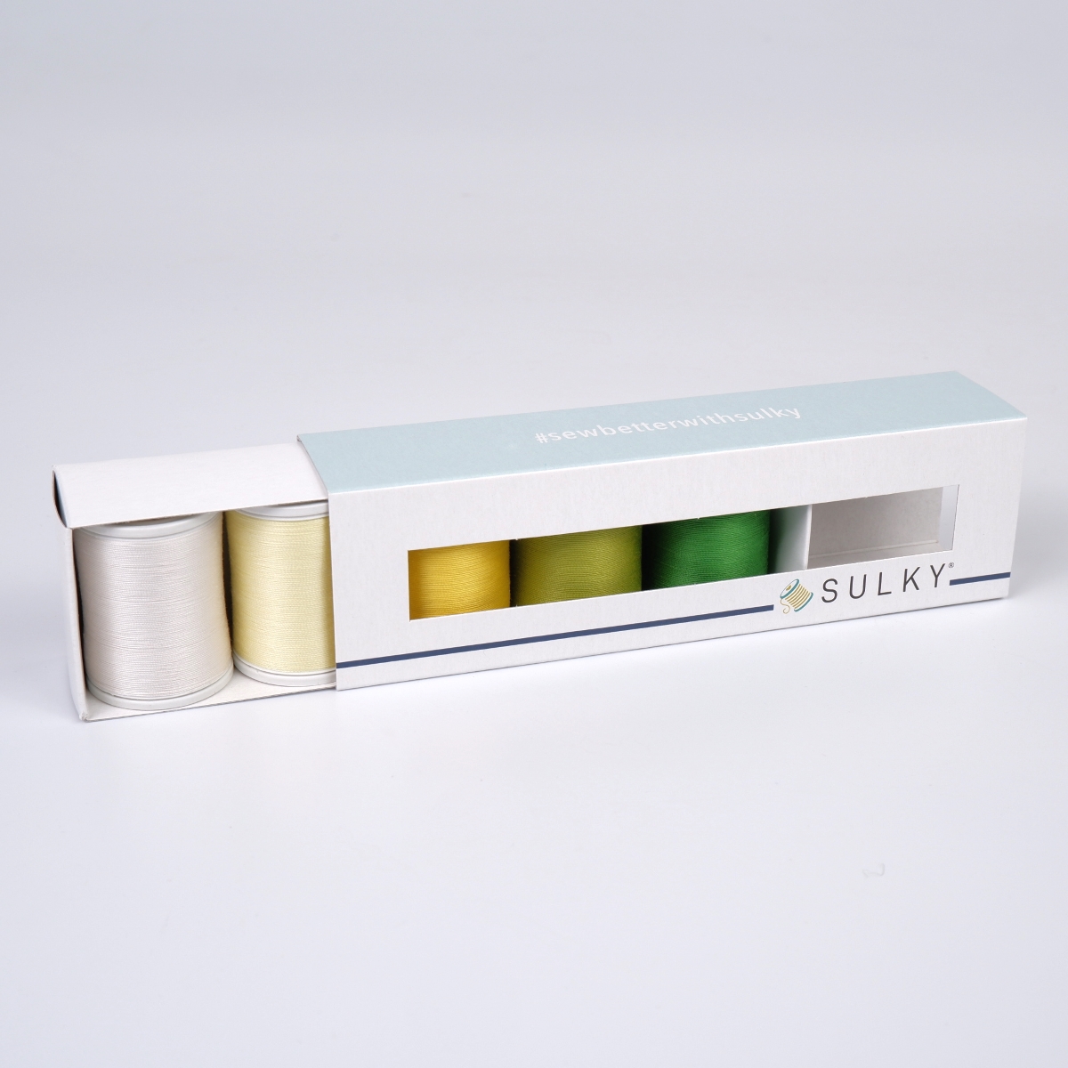 SULKY COTTON 30 - CITRUS AND LIME (5x
450m King Spools) SULKY COTTON 30 - CITRUS AND LIME (5x
450m King Spools)